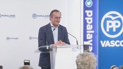 Alonso dimite al frente del PP vasco tras ser relegado por Génova