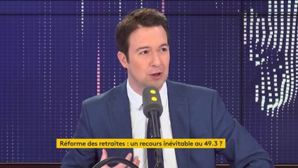 Retraites : il est "extrêmement probable" que la droite dépose une motion de censure en cas de recours au 49.3