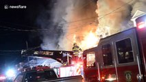 At least 15 displaced after seven homes destroyed in fire in Shamokin, Pennsylvania