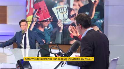 Réforme des retraites, lutte contre le terrorisme, municipales… Le "8h30 franceinfo" de Guillaume Peltier