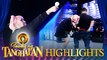 Vice plays with the light bulb that fell during a TNT contender's performance | Tawag ng Tanghalan