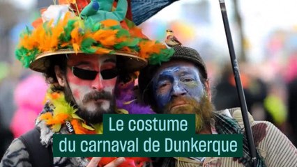 À l'origine du clet'che, le costume du carnaval de Dunkerque