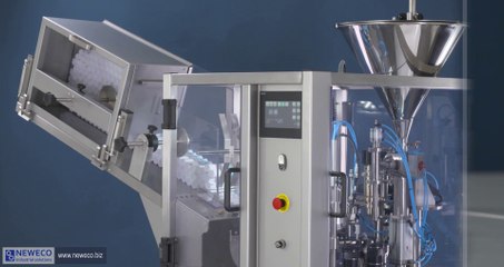 Műanyag tubusok töltésére alkalmas gép, NEWECO NTT-400A