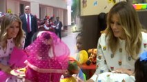 Donald Trump की Wife Melania Trump का GOVERNMENT SCHOOL के बच्चों ने किया ऐसा Welcome | Boldsky