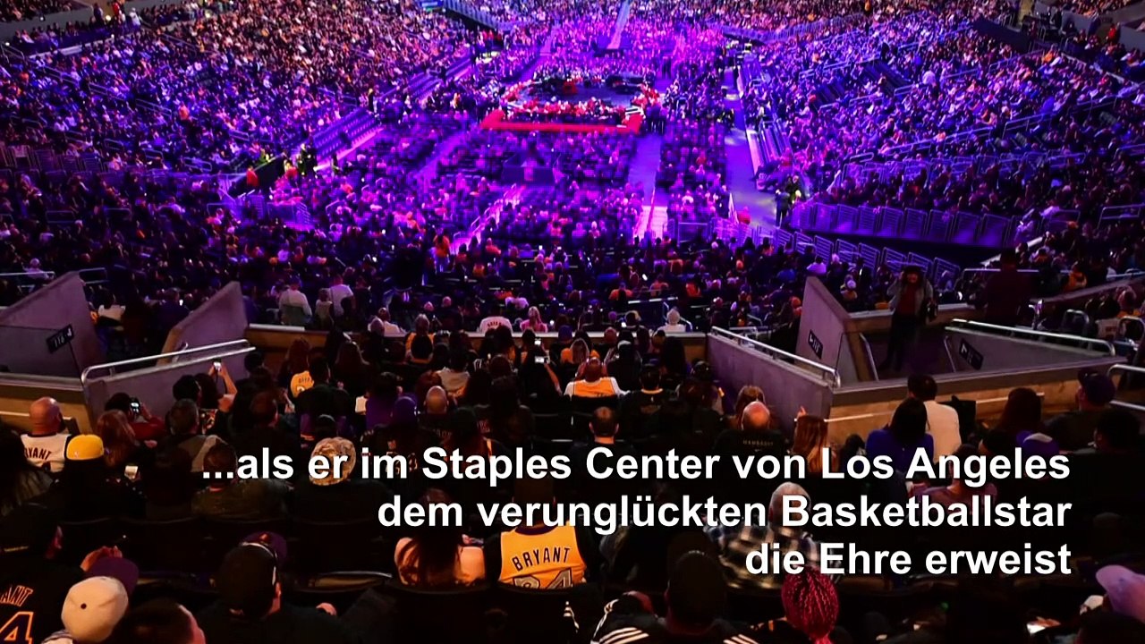 Tränenreicher Abschied von Basketball-Legende Kobe Bryant