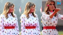 Melania Trump wears Rs 1.1 lakh shirt dress by Carolina Herrera on day 2 of India visit