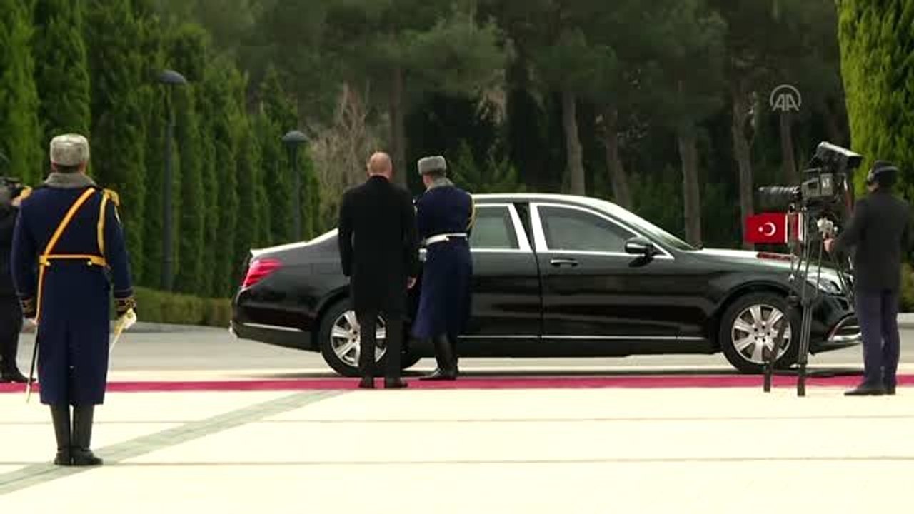 Cumhurbaşkanı Erdoğan Azerbaycan'da - Karşılama töreni