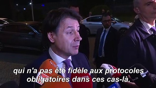 Coronavirus: le Premier ministre italien Giuseppe Conte reconnait des erreurs de gestion