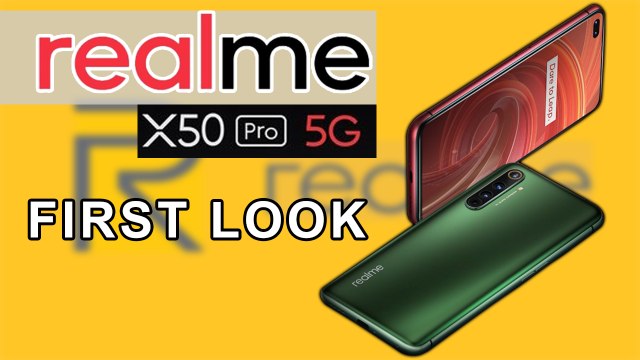 India's First 5G Smartphone: Realme X50 Pro First Look