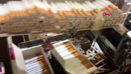 Antalya kaçak sigara imalatı yapanlara operasyon