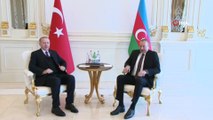 - Cumhurbaşkanı Erdoğan, Azerbaycan Cumhurbaşkanı Aliyev ile görüştü