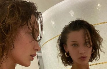 Bella Hadid heads to the Dior Institute after Milan Fashion Week