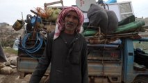 Casi un millón de civiles desplazados están atrapados en la espiral bélica en Siria