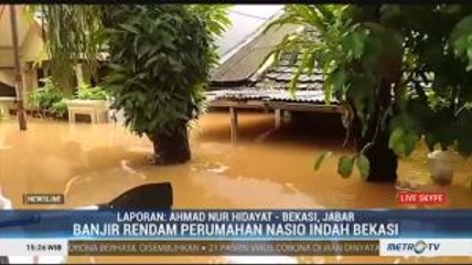 Banjir Setinggi 2,5 Meter Rendam Perumahan Bumi Nasio Indah Bekasi
