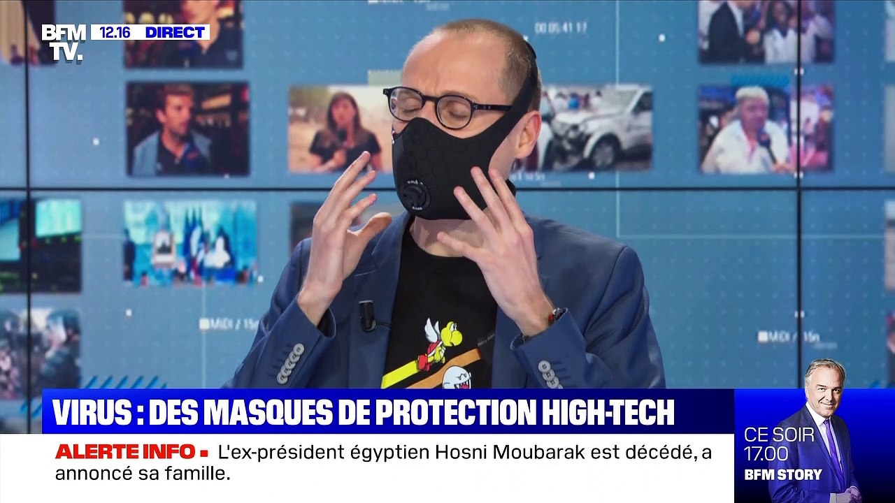 Virus: des masques de protection high-tech - 25/02