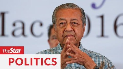 Dr M proposes to lead 'unity government', say sources