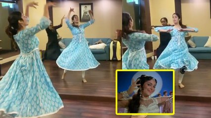 Jhanvi Kapoor dances on Waheeda Rehman's Song; Watch video | Boldsky
