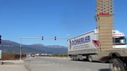 Gaziantep suriye'ye tank sevkiyatı