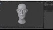 Lets Create- Human Head - Blender 2.8 - Speed Sculpting - Timelapse