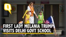 US First Lady Melania Trump Visits Delhi Government School