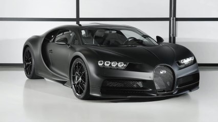 The new Bugatti Chiron Sport "Edition Noire Sportive" is ready for its debut