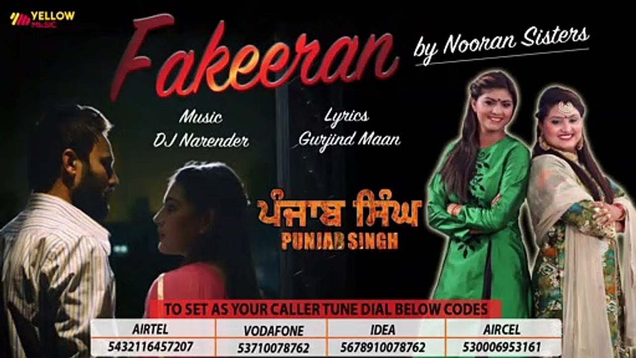 Fakeeran - Nooran Sisters - Full Song - Punjab Singh - New Punjabi Songs 2018 - Yellow Music