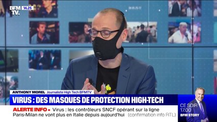 Coronavirus : des masques de protection high-tech pour se protéger