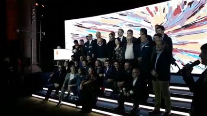 Cocineros con tres Soles Repsol posan tras la gala de entrega