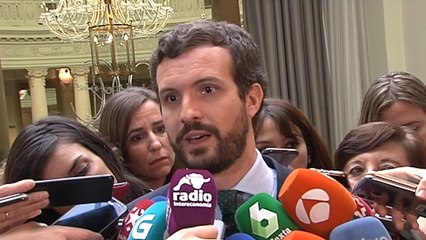 Casado recalca que "forzar" una coalición con Cs era "paso fundamental"