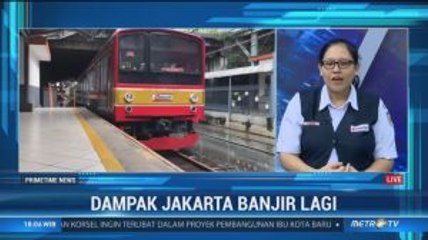 Masih Ada Genangan Air, Perjalanan KRL Belum 100% Pulih