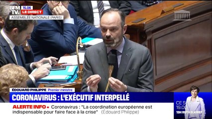 Édouard Philippe souligne  que "le système français est vigilant et alerte" face au coronavirus