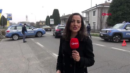 İtalya dha milano nun kuzeyinde karantinada tutulan casalpusterlengo kasabasını görüntüledi