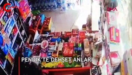 Pendik'te dehşet anları