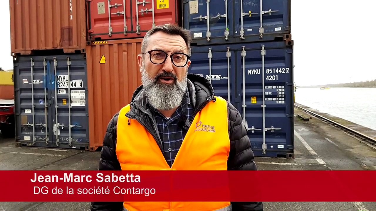 Coronavirus : le port d'Ottmarsheim au ralenti