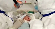 Çin'de annesinin karnında koronavirüs bulaşan bebek, tedavi uygulanmadan kendi kendine iyileşti