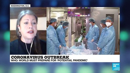 Coronavirus outbreak: "The time for preparedness is now", says Ashley Arabasadi