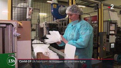 Covid-19 : forte activité chez les fabricants de masques français