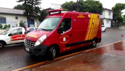 Mulher sofre queda de escada e é socorrida no Bairro Santo Onofre