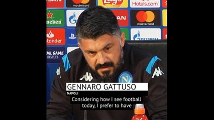 I had two flatirons, rather than feet! - Gattuso