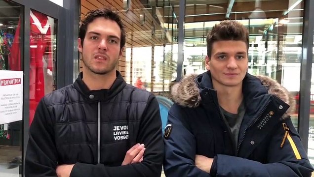 Les Vosgiens Hugo Grosjean et Antoine Marc parlent de leur projet olympique