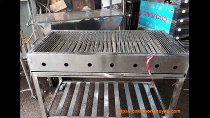 Làm lò nướng than inox theo yêu cầu