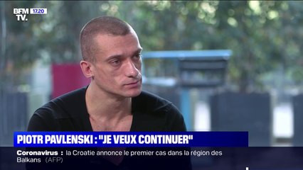 Piotr Pavlenski assure que Juan Branco a "pris ses distances" lorsqu'il lui a montré les vidéos