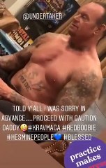 لقطة إنسانية في حياة المصارع أندرتيكر