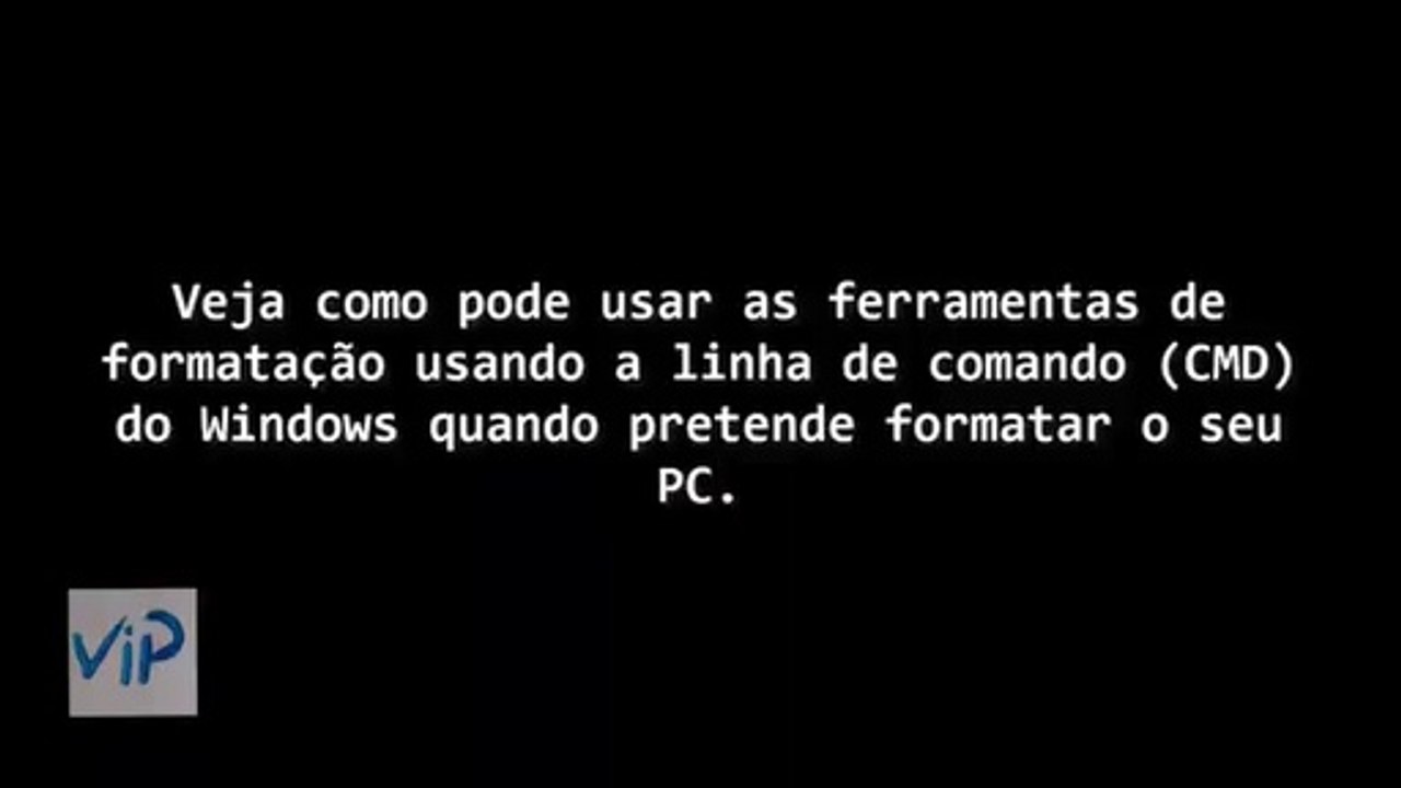 como formatar o seu Pc.  Pc CMD how to format your Pc