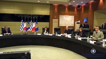 Συνάντηση υπουργών Άμυνας Ελλάδας-Γαλλίας: Ταύτιση απόψεων για την Α. Μεσόγειο