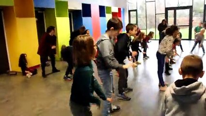 Carnaval à Guéret : les jeunes de l'accueil de loisirs de Jouhet peaufinent leur chorégraphie