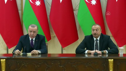 Erdoğan: 'Karabağ, Azerbaycan kadar bizim de meselemizdir' - BAKÜ