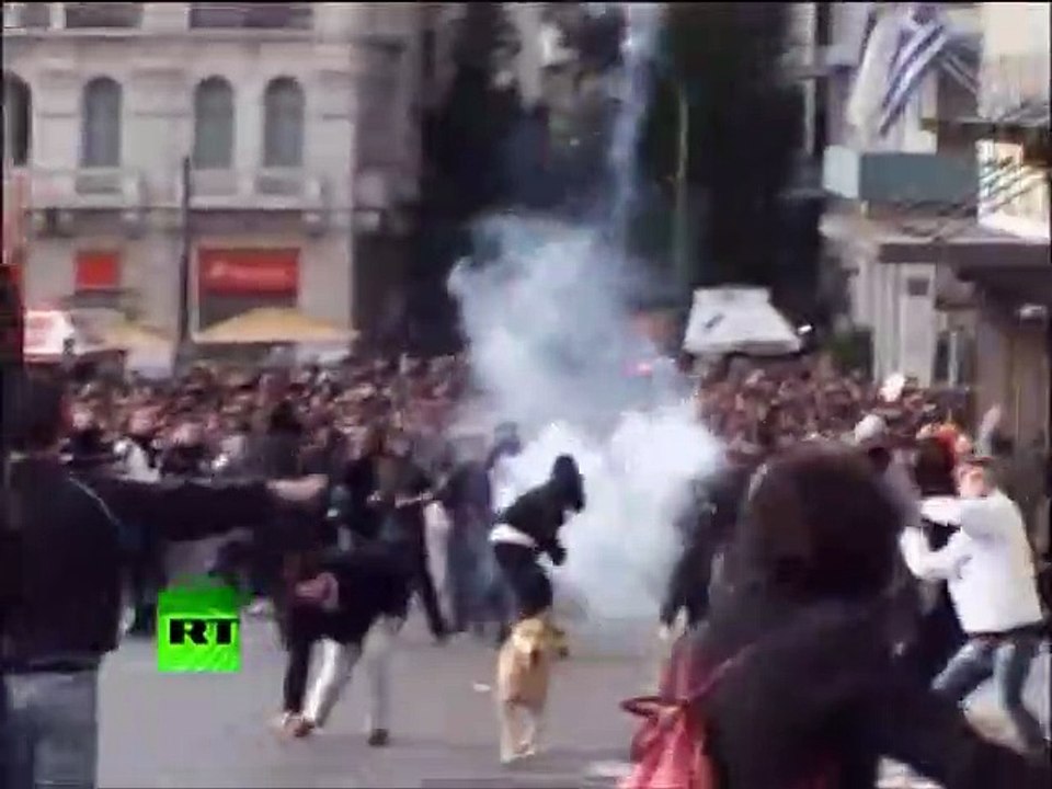 Le gars le plus tranquille du monde en manifestation !