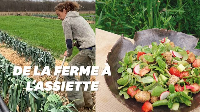 Pour être sûr que ses plats soient sains, ce chef cultive lui-même ses légumes