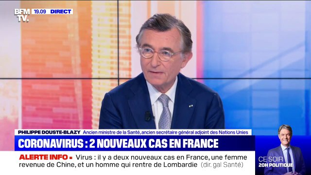 Coronavirus: Philippe Douste-Blazy se prononce contre la tenue du match OL-Juventus Turin